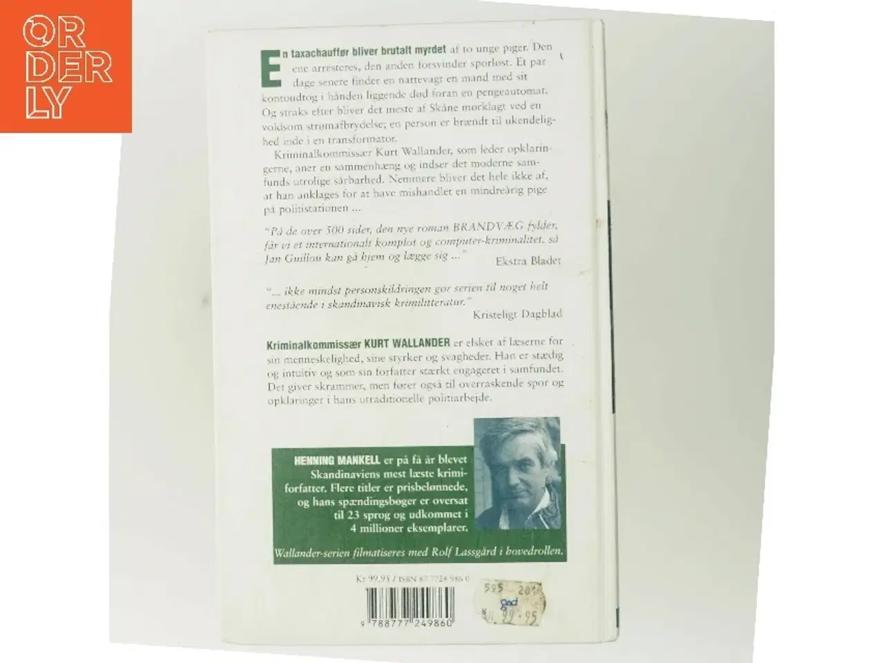 Billede 3 - Brandvæg af Henning Mankell (Bog)