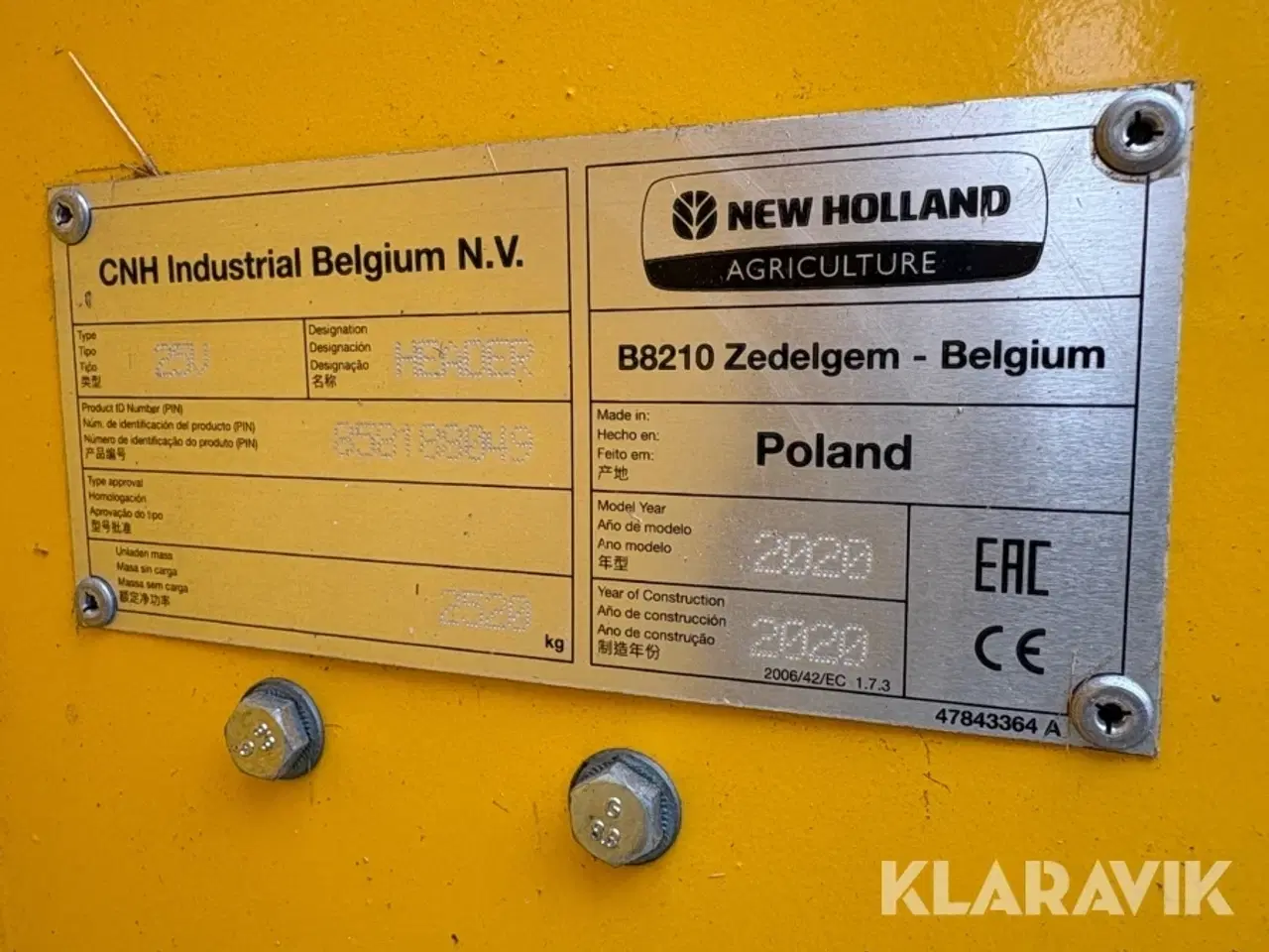 Billede 8 - Mejetærsker New Holland CX8.70 med New Holland skærebord