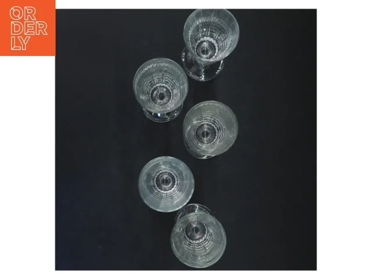 Billede 2 - Champagnesæt af 5 glas (str. 18x6 cm)