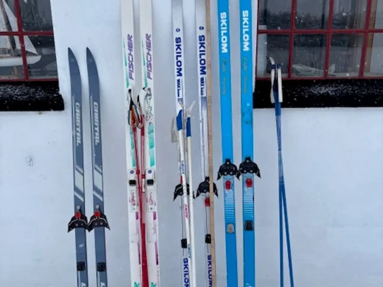 Billede 1 - Gode langrendsski med skistave