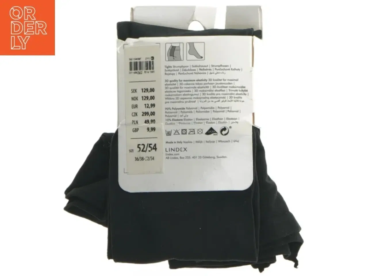 Billede 2 - Ubrugt Sort strømpebukser Lindex 2XL fra Lindex (str. 2 xl)