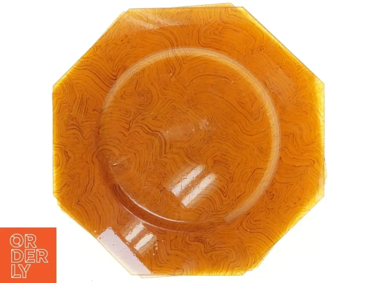 Billede 4 - Orange glastallerkener