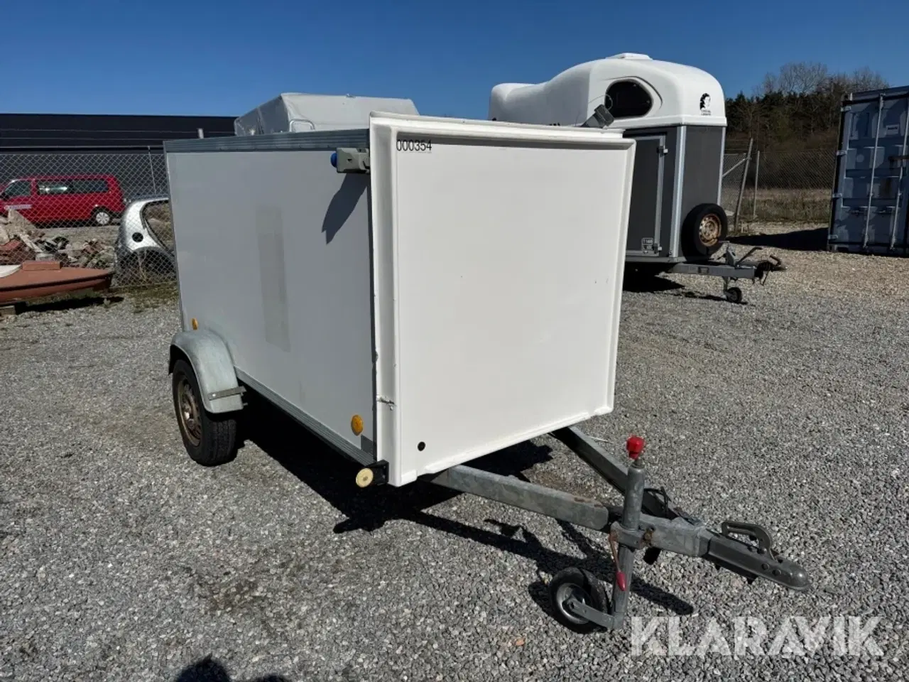 Billede 2 - Lukket toilet-/badvogn på trailer Scanvogn WC-Flex