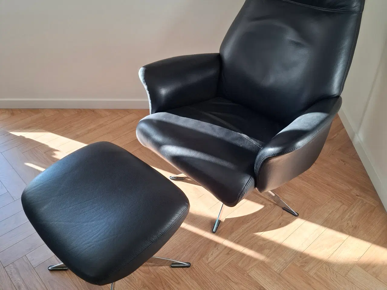 Billede 3 - Hjort Knudsen lænestol m.skammel