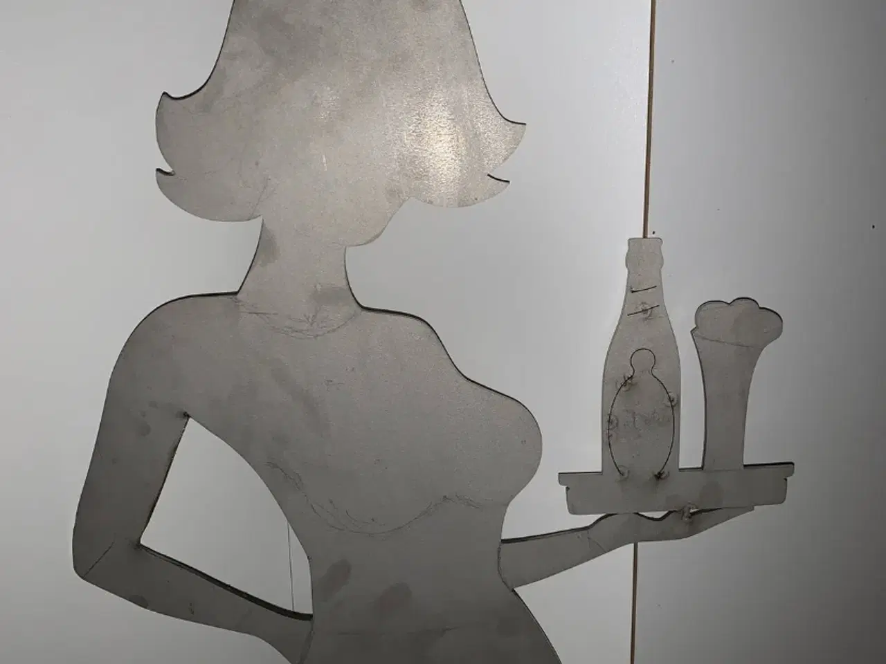 Billede 3 - Tuborg gulddame i rustfrit stål