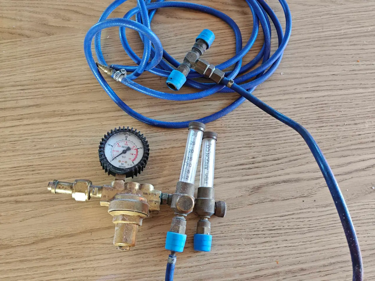 Billede 1 - Reduktionsventil/ manometer Argon 