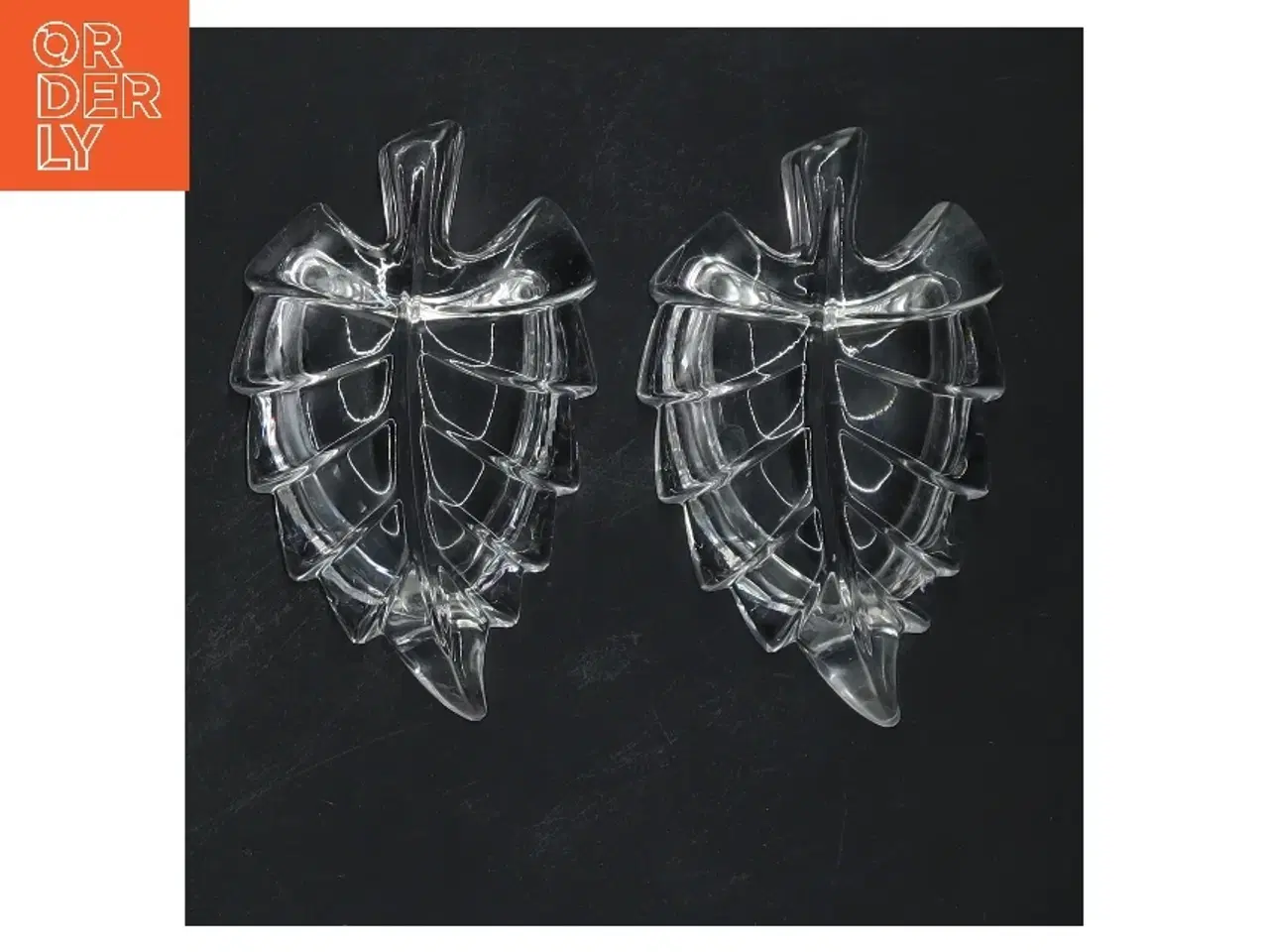 Billede 1 - Glasblad tallerkener (str. 11 cm)