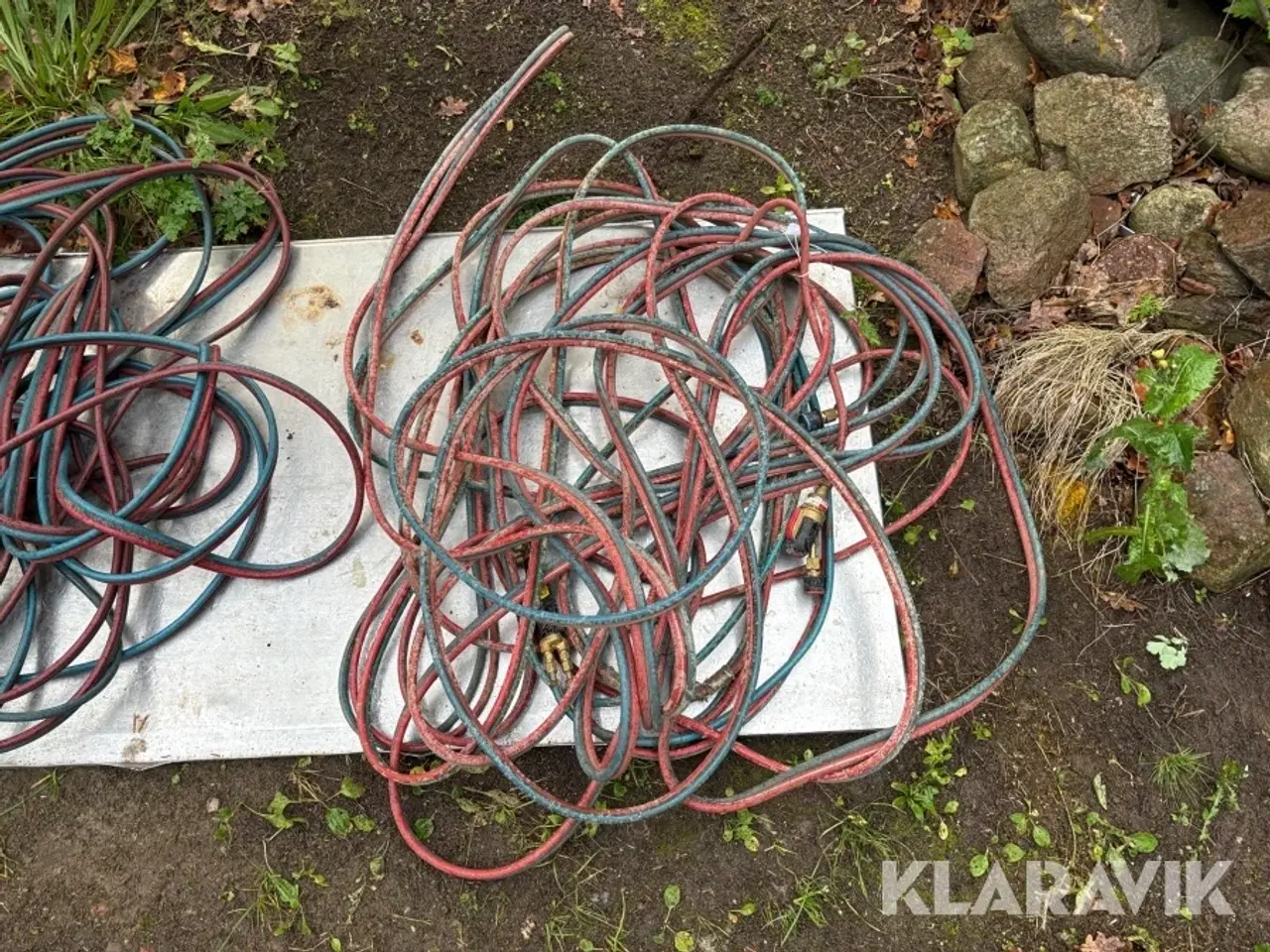 Billede 4 - Skærebrænder slanger med fittings AGA 12 styk