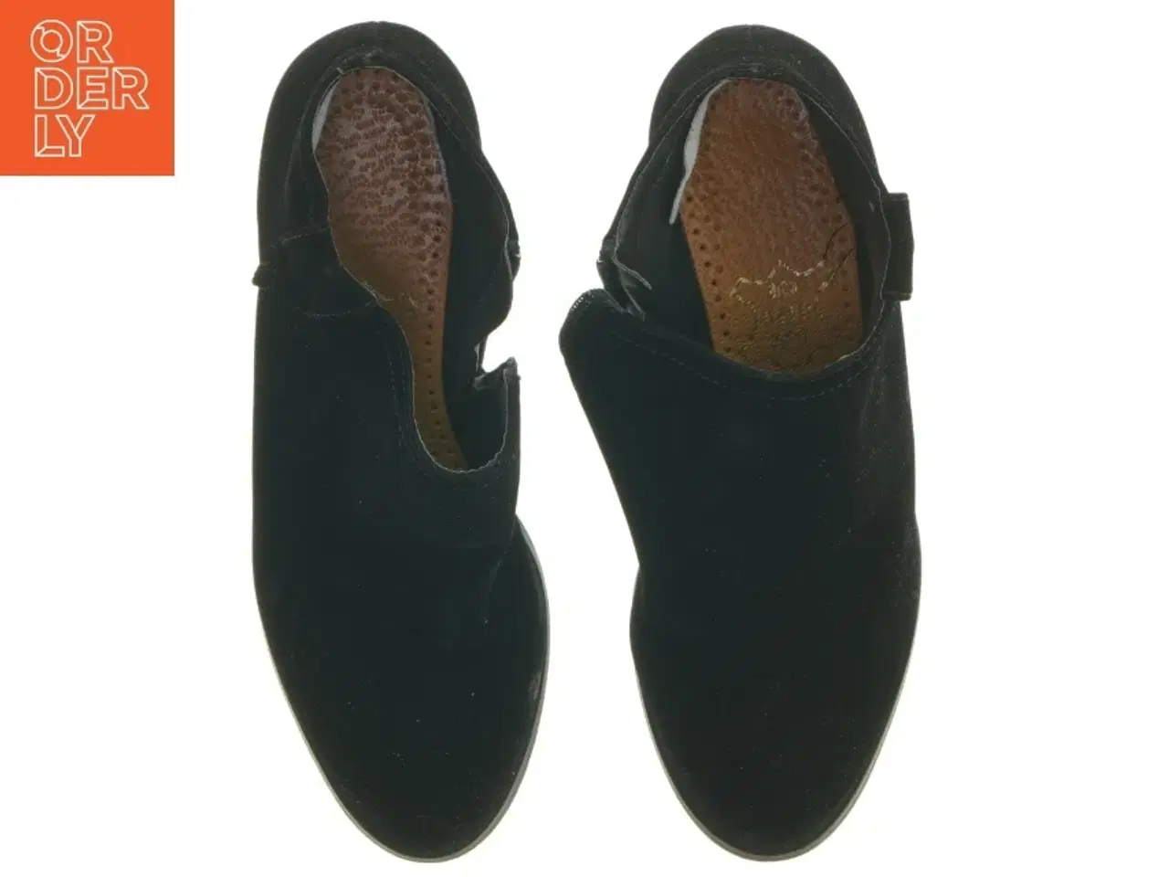 Billede 5 - Sort ankelstøvler med hæl (str. 38 )