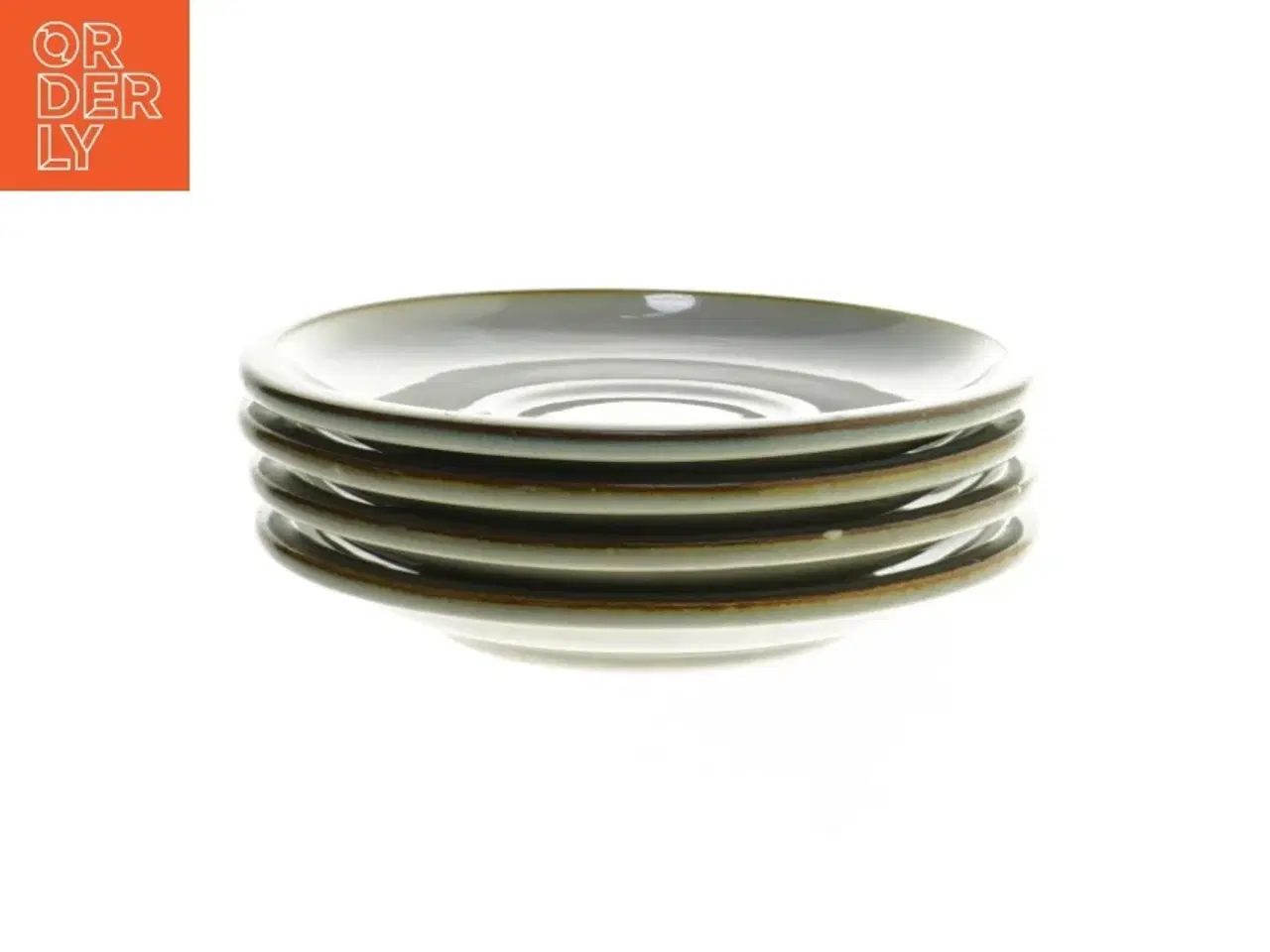 Billede 1 - Sæt med 4 porcelænstallerkener fra B&G Copenhagen Porcelain (str. Ø 15 cm)