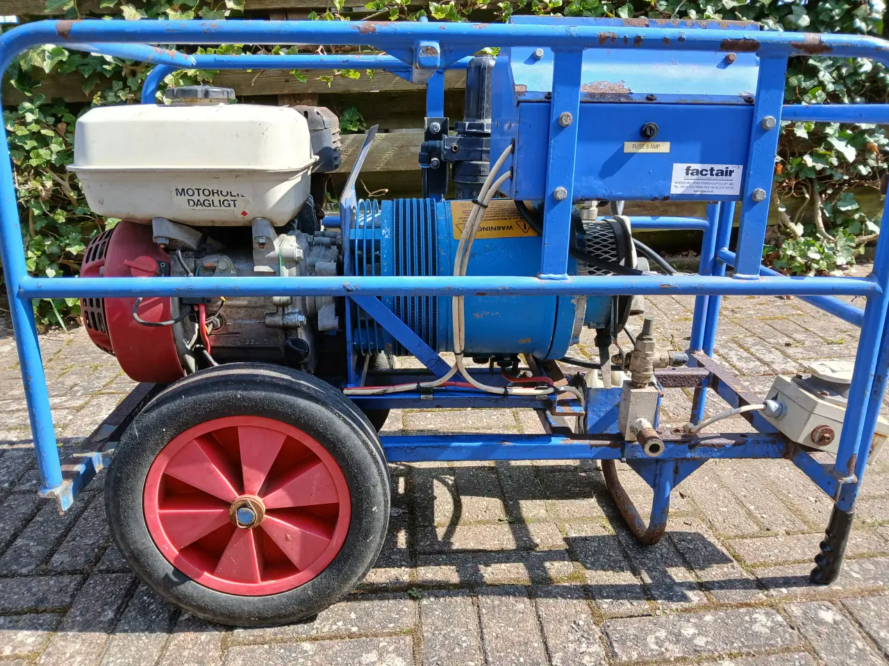 Billede 3 - Transportabel kompressor 