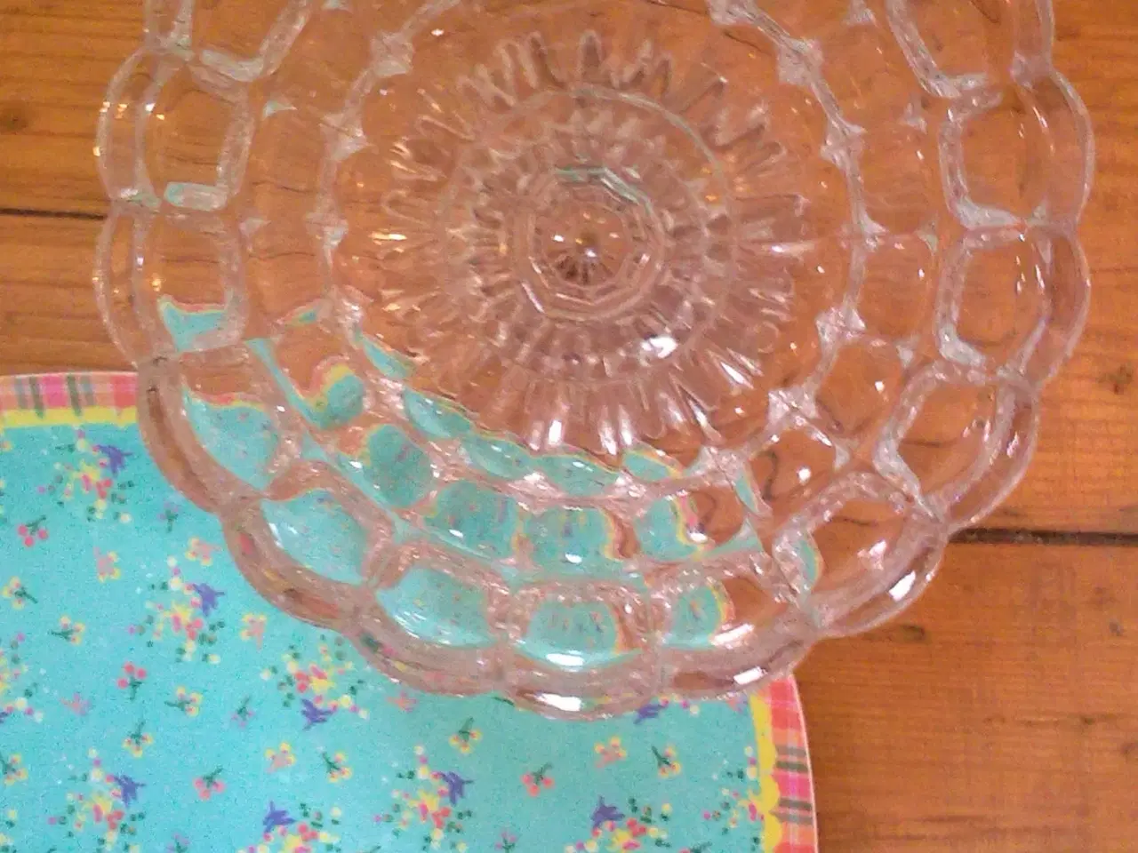 Billede 12 - Vintage antik Glas opsats eller skål evt. 2 samlet