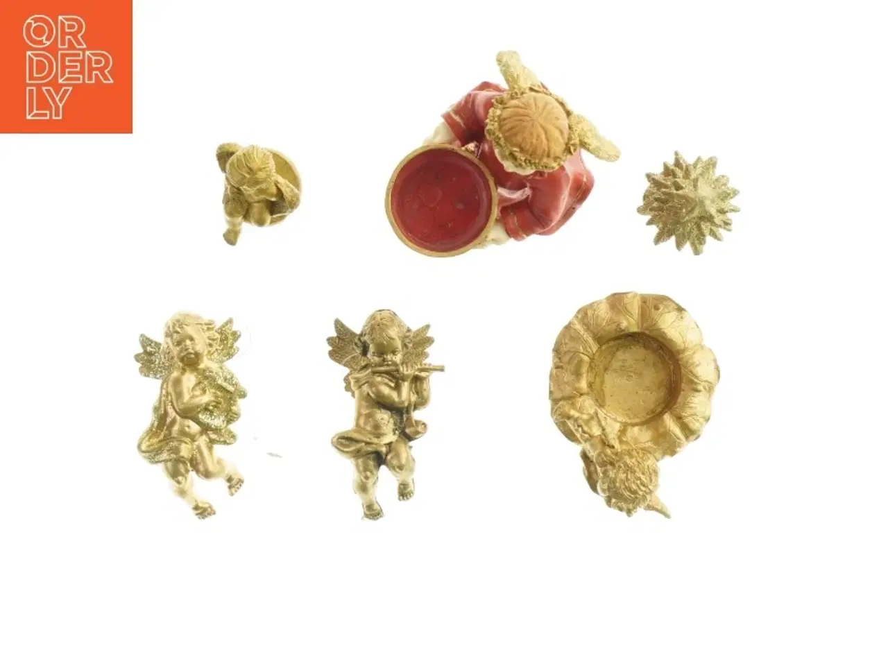 Billede 3 - Julepynt figurer som Juleengle (str. 15 cm)