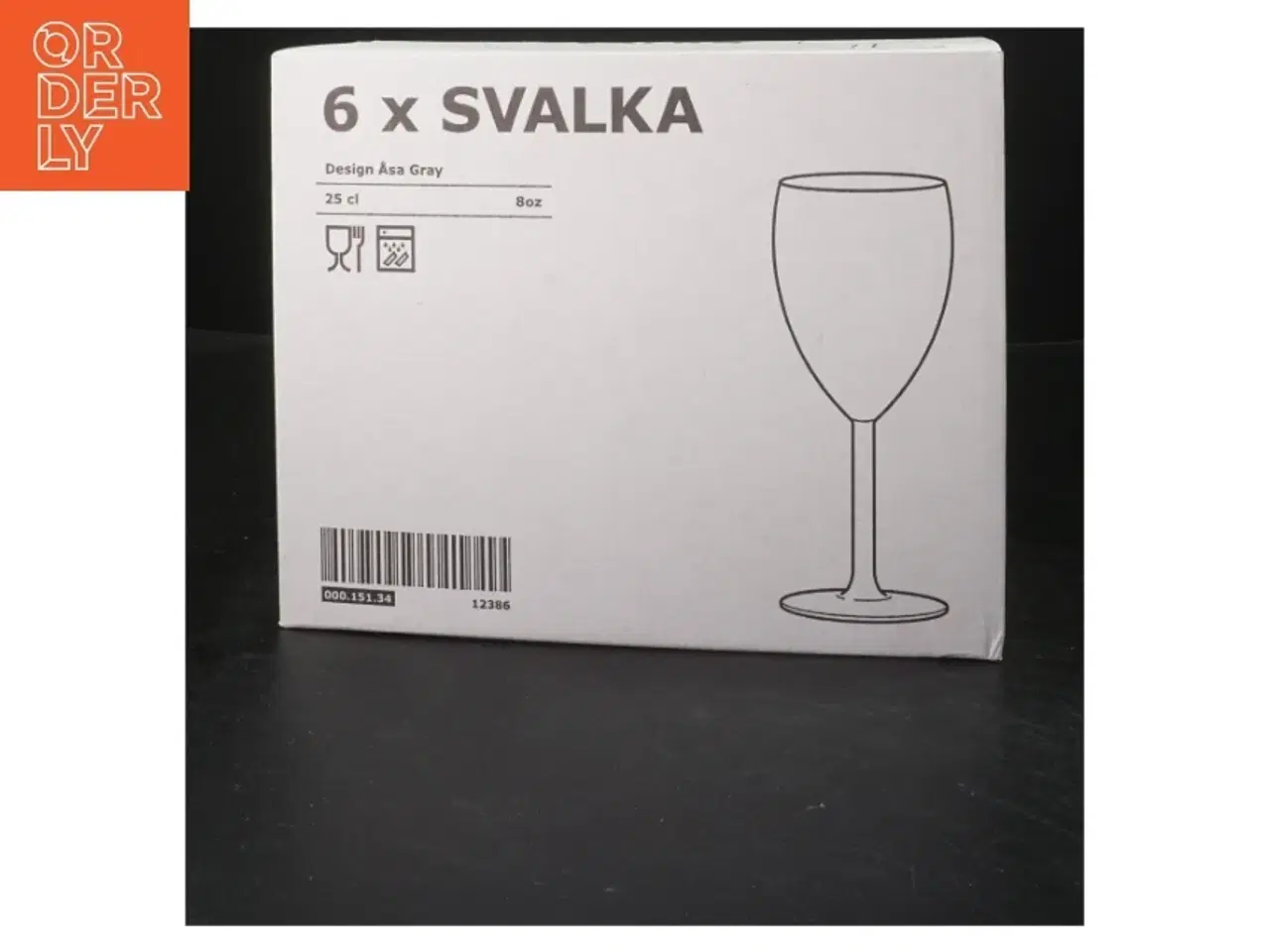 Billede 2 - Sæt med 6 vinglas fra IKEA (str. 25 cl)