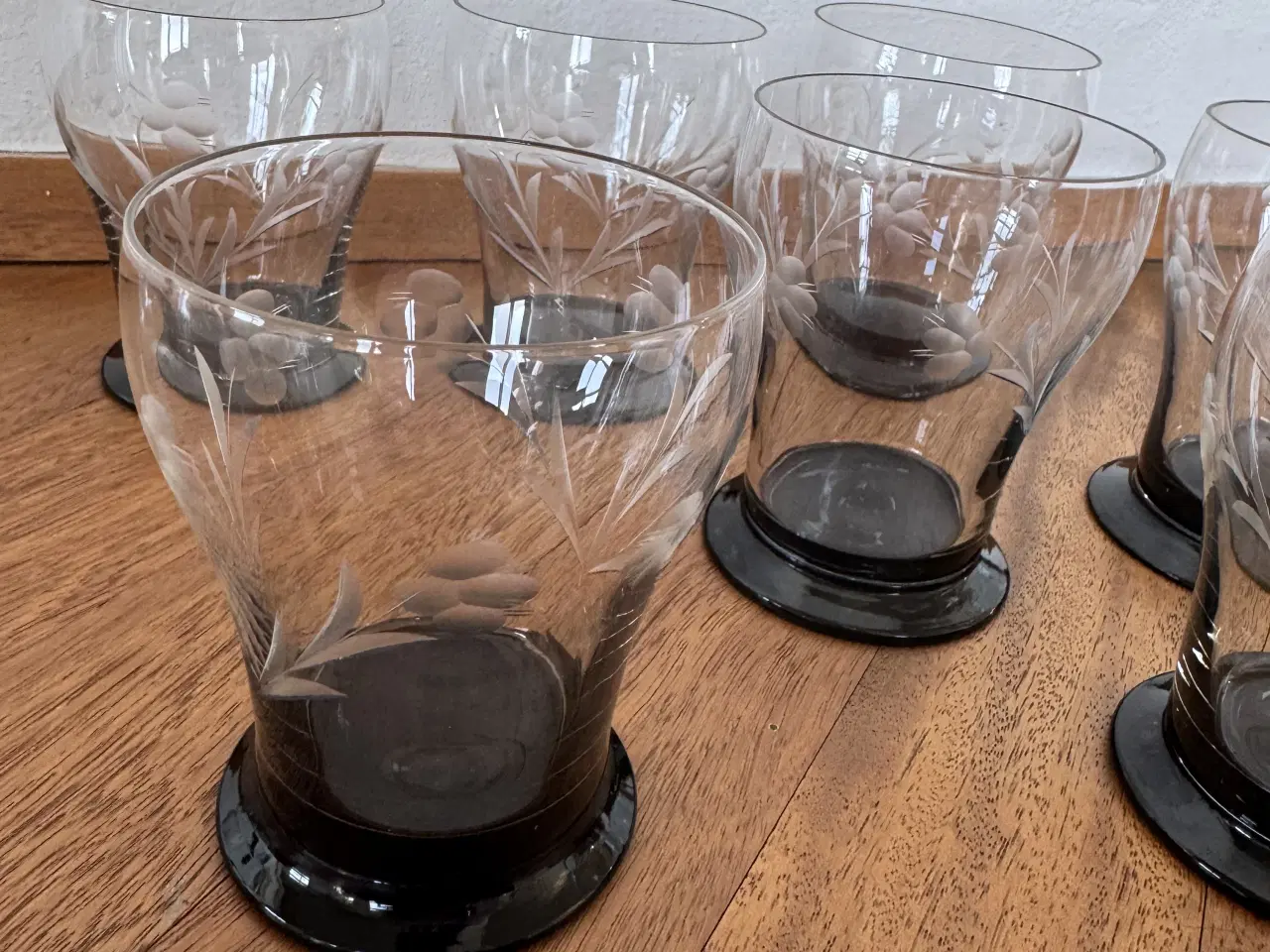 Billede 4 - Holmegaard kande og 7 glas