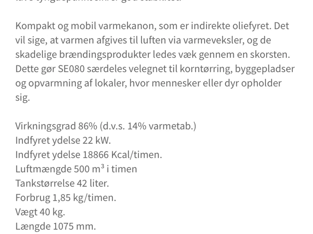 Billede 3 - Oklima varmekanon