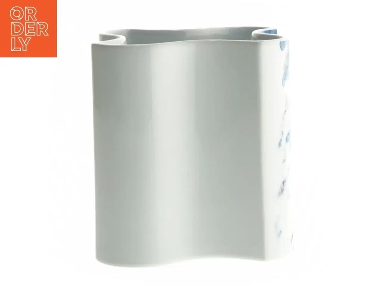 Billede 3 - Royal Copenhagen Ocean Moderne blå vase 13.5 x 12 cm Grethe Meyer (str. 13,5x12,5 cm)