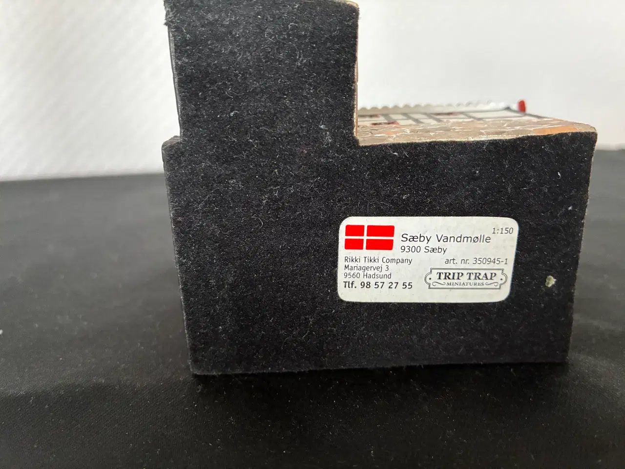 Billede 4 - Sæby Vandmølle. Model fra trip trap