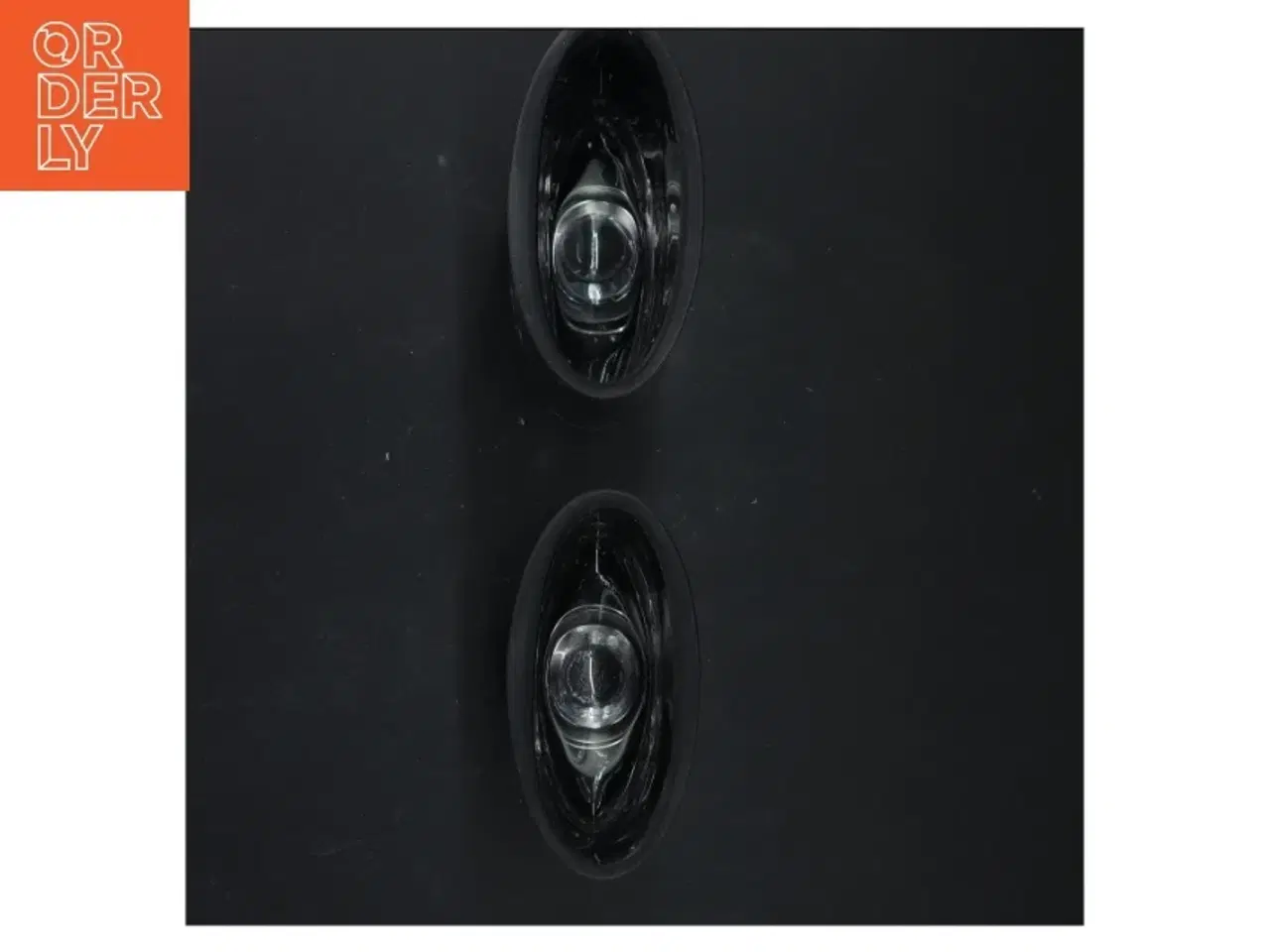 Billede 2 - To klart glas (str. 13x12x3,5 cm)