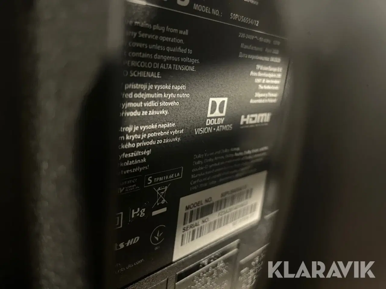 Billede 6 - Tvskærm Philips på fod