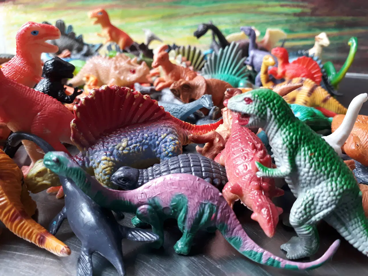 Billede 1 - 82 Små Dino Figurer 