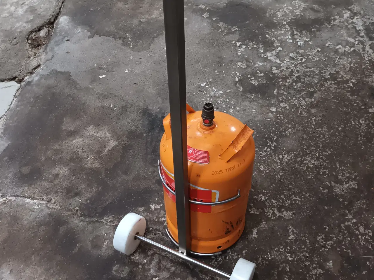 Billede 1 - Gasflaskevogn Rustfri stål