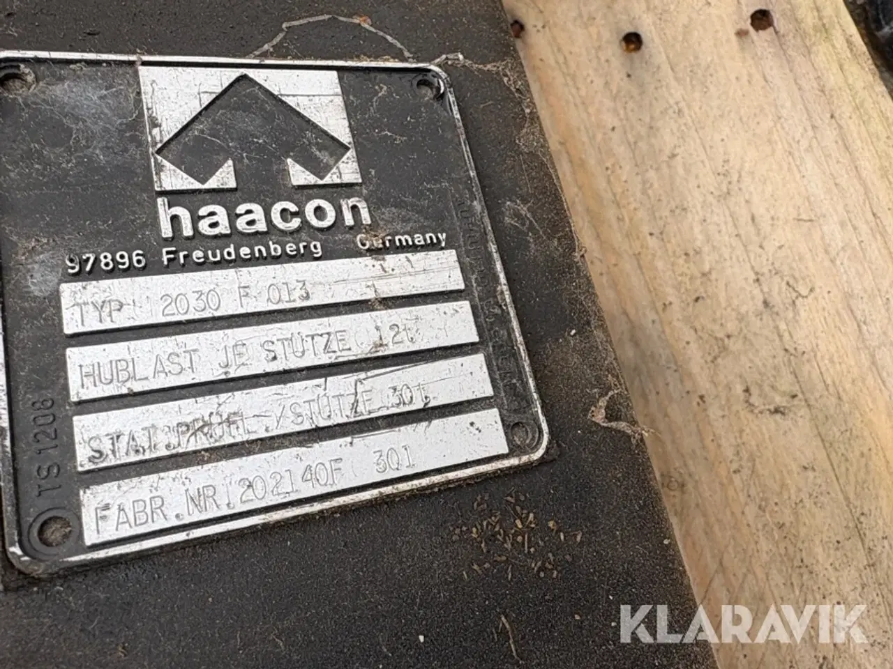 Billede 11 - Støtteben JOST Haacon B0603 2030 F 013 G RO 40CH-150 samlet lot