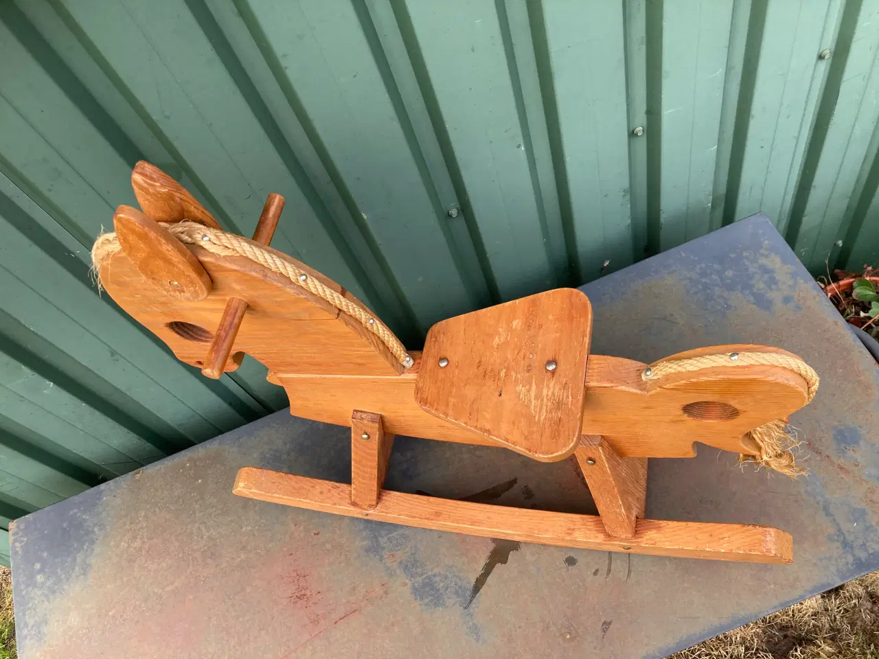 Billede 5 - Gyngehest træ