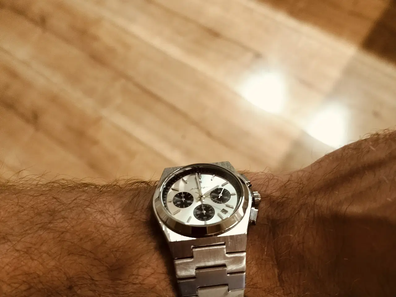 Billede 2 - Herreur med chronograf. Stål/Sort