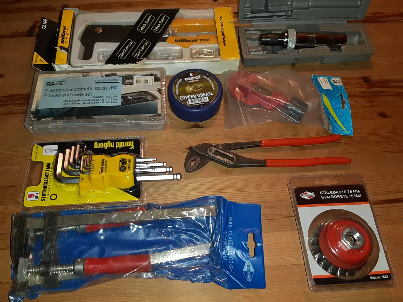 Billede 1 - Værktøj 10 dele samlet. Nyt eller brugt 1 gang.