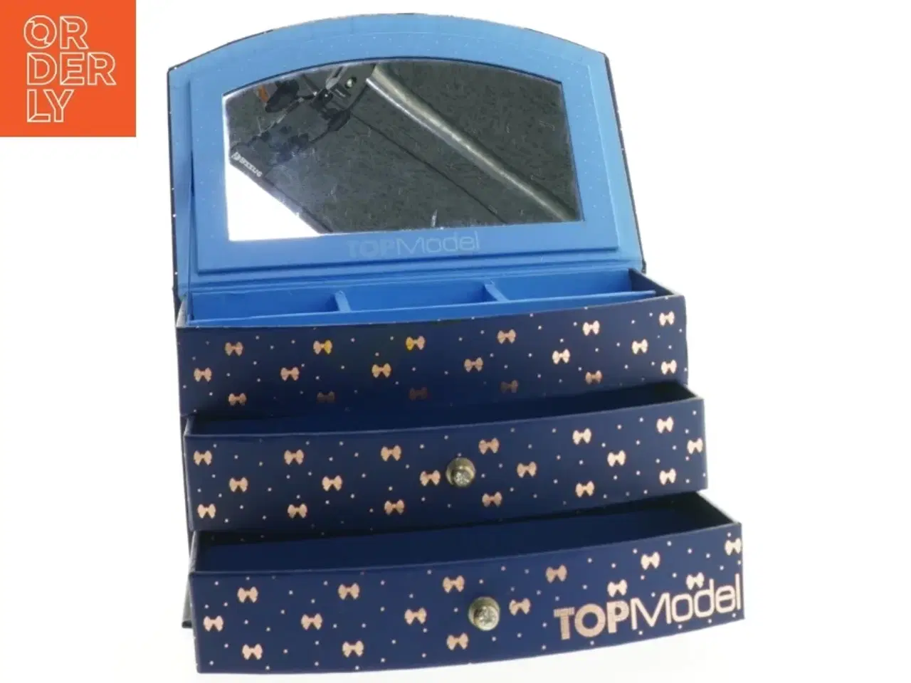 Billede 1 - Sminkeskrin med spejl fra Top Model (str. 19x14 cm)