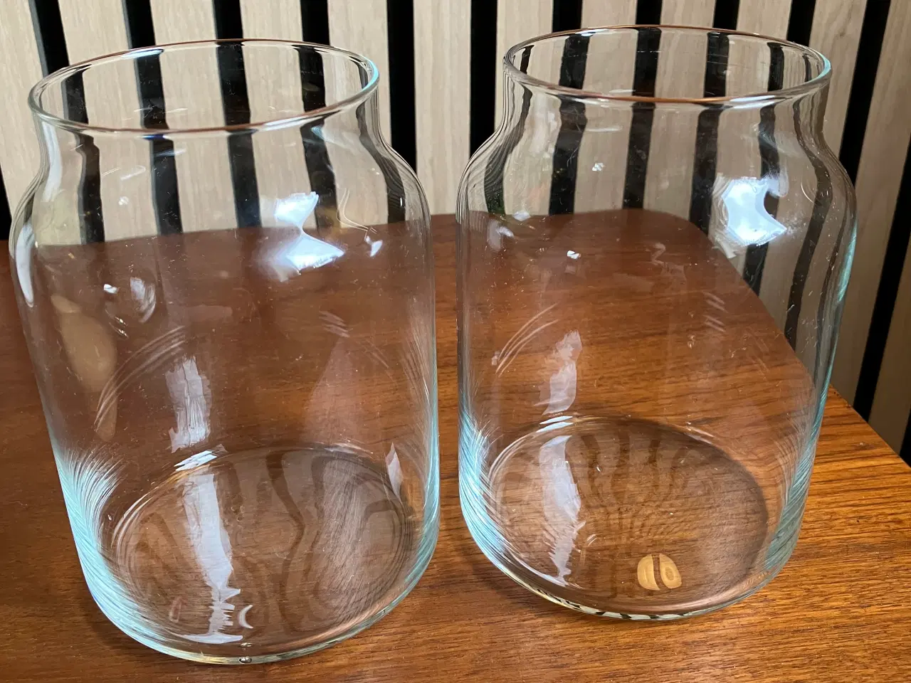 Billede 3 - Vintage opbevaringsglas med trælåg
