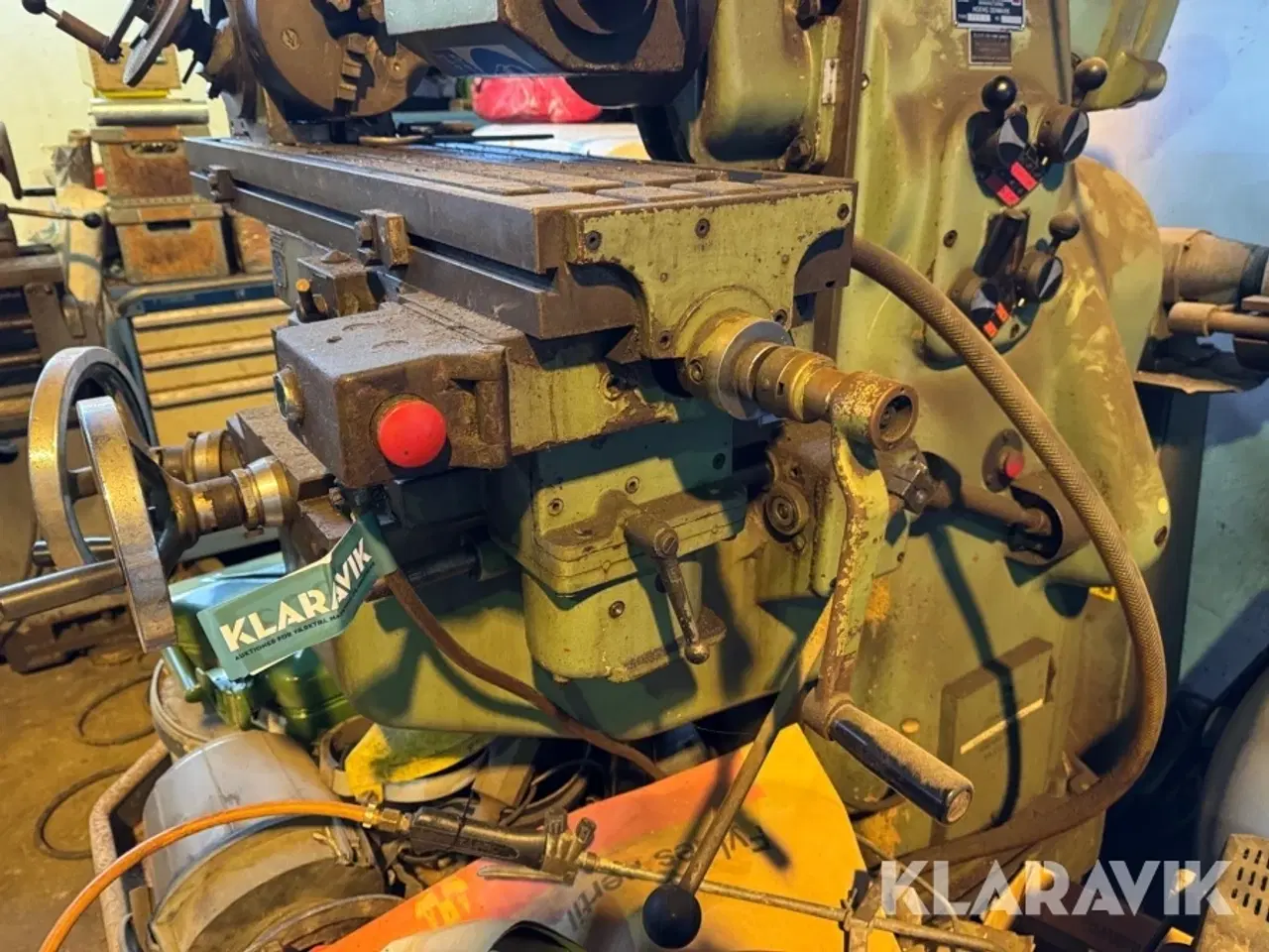 Billede 10 - Fræsemaskine Vilh. Pedersen, Høng VPU 1 inklusiv værktøj