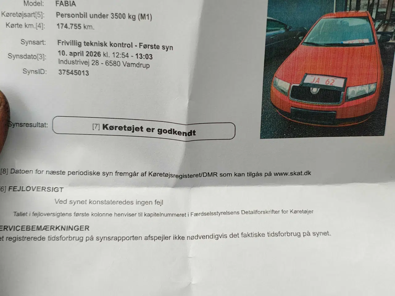 Billede 5 - Skoda Fabia nysynet