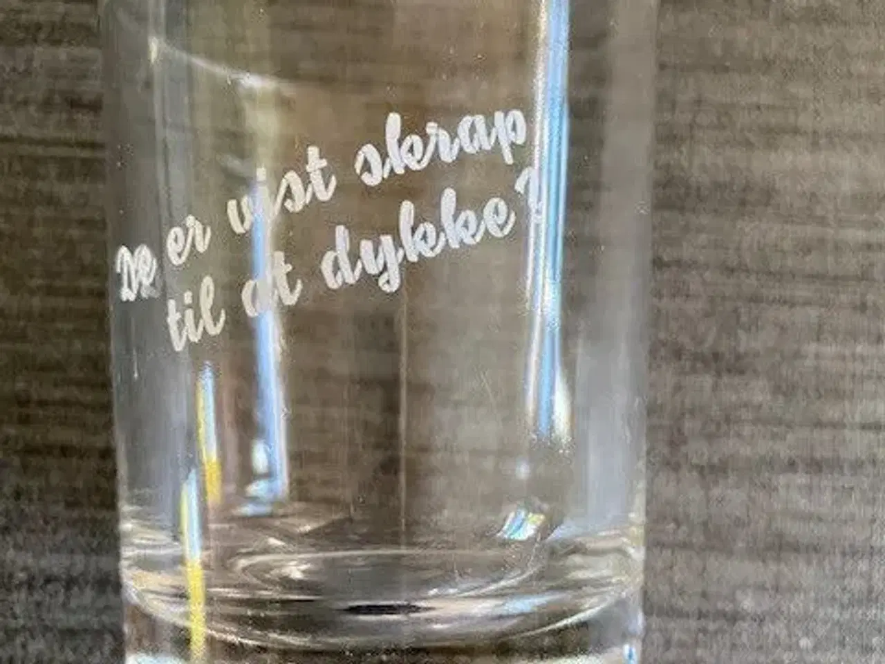 Billede 6 - 6 glas med tekst