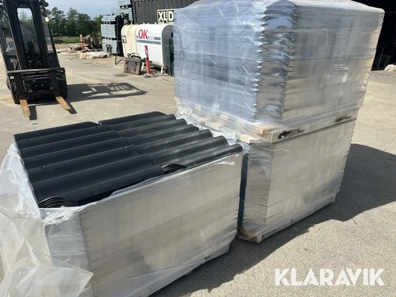 Billede 1 - Bølgeplade Euronit 702 HJ/HU Sort - 450 styks