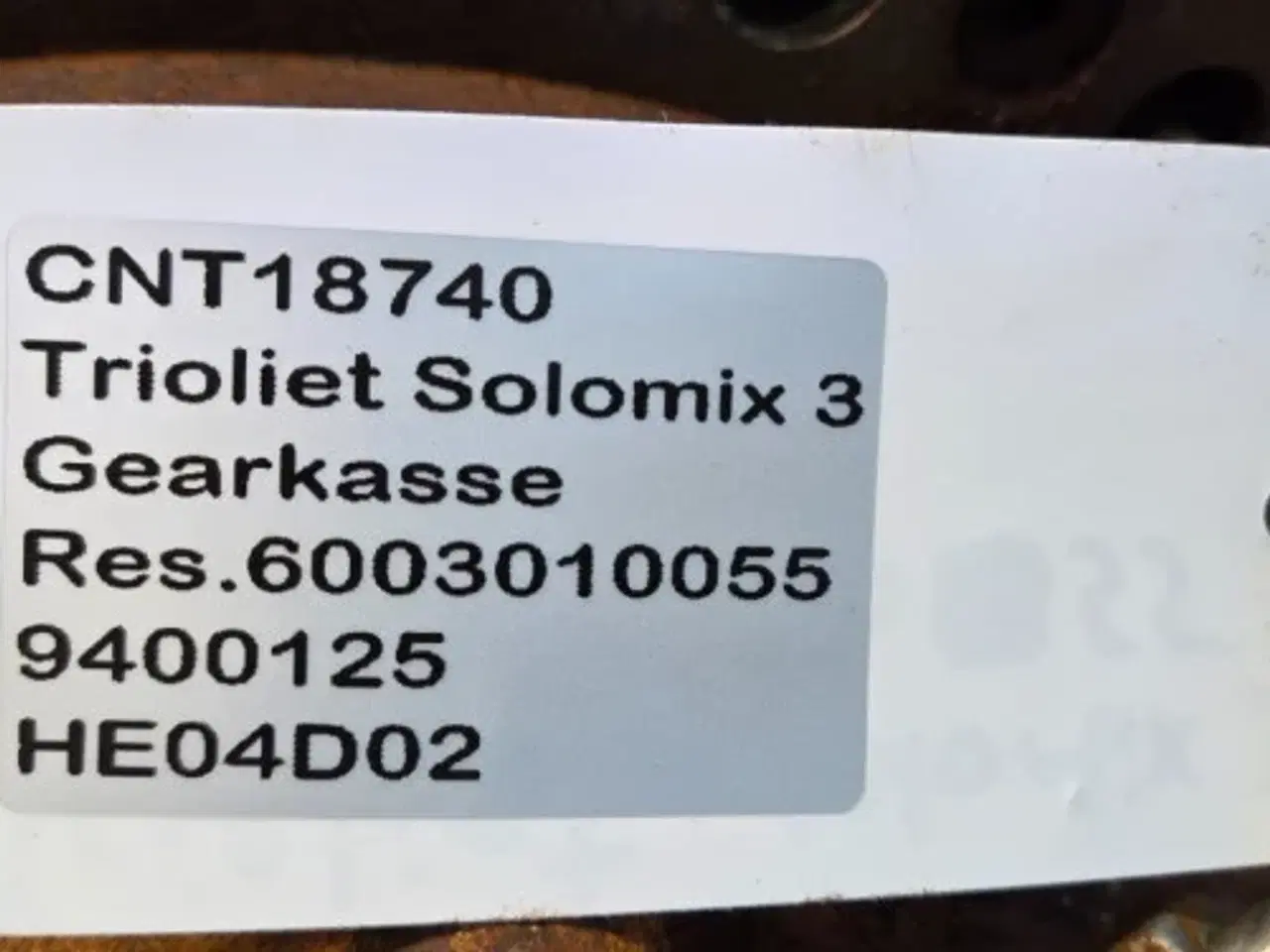 Billede 20 - Trioliet Solomix 3 Gearkasse 9400125