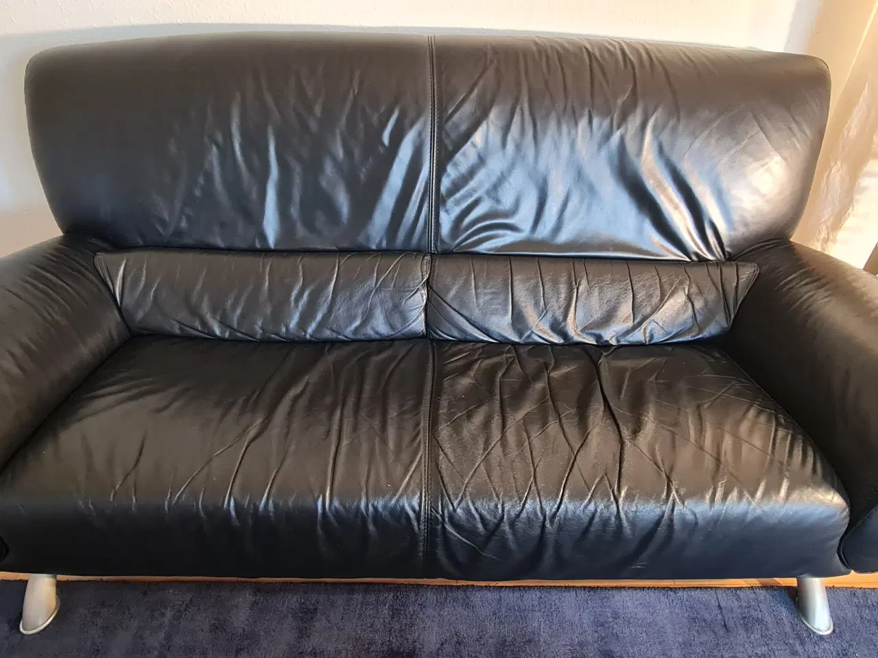 Billede 2 - Lædersofa 3+2 sælges 