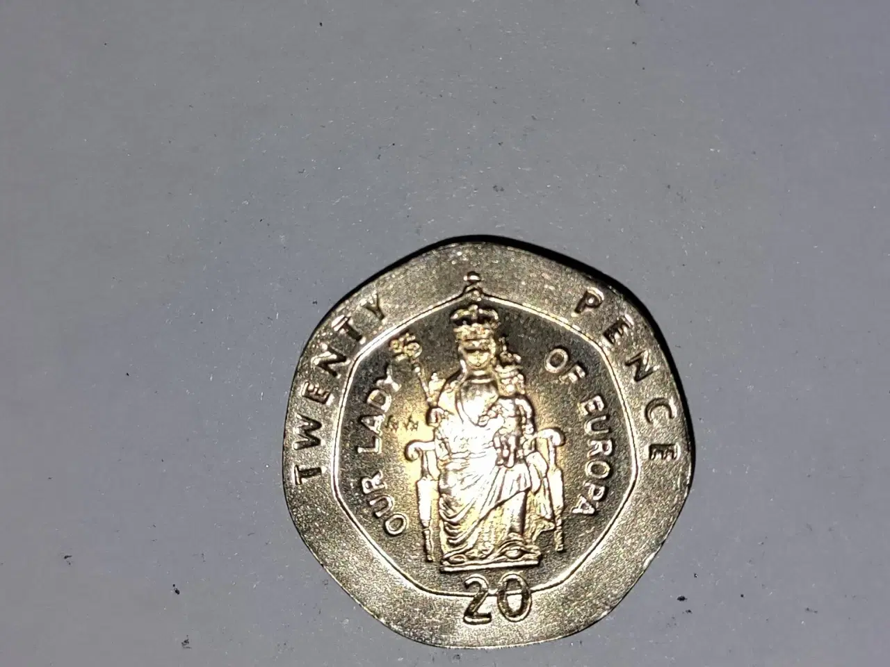 Billede 2 - 20 Pence Gibraltar 1990