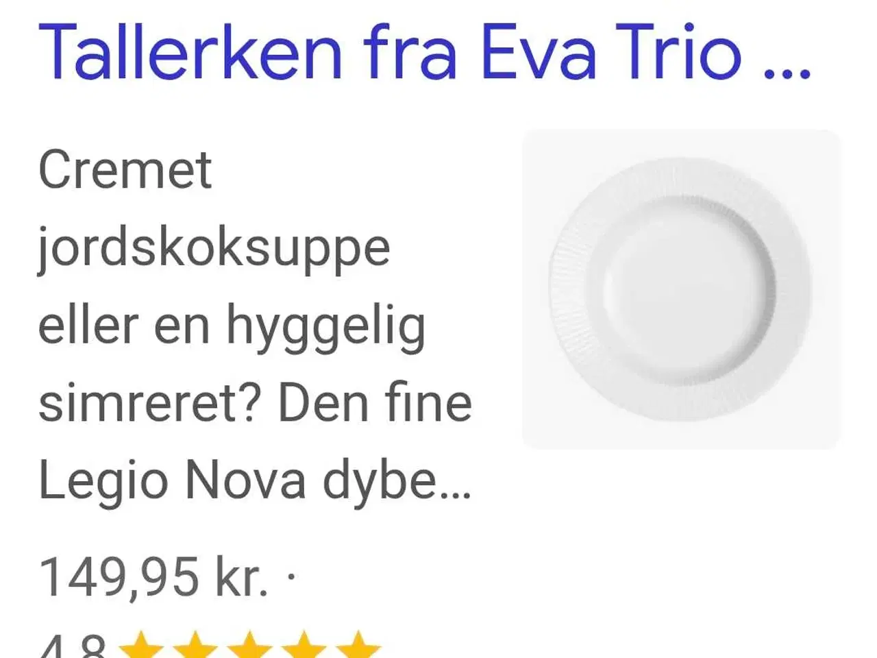Billede 2 - Eva Solo tallerkener