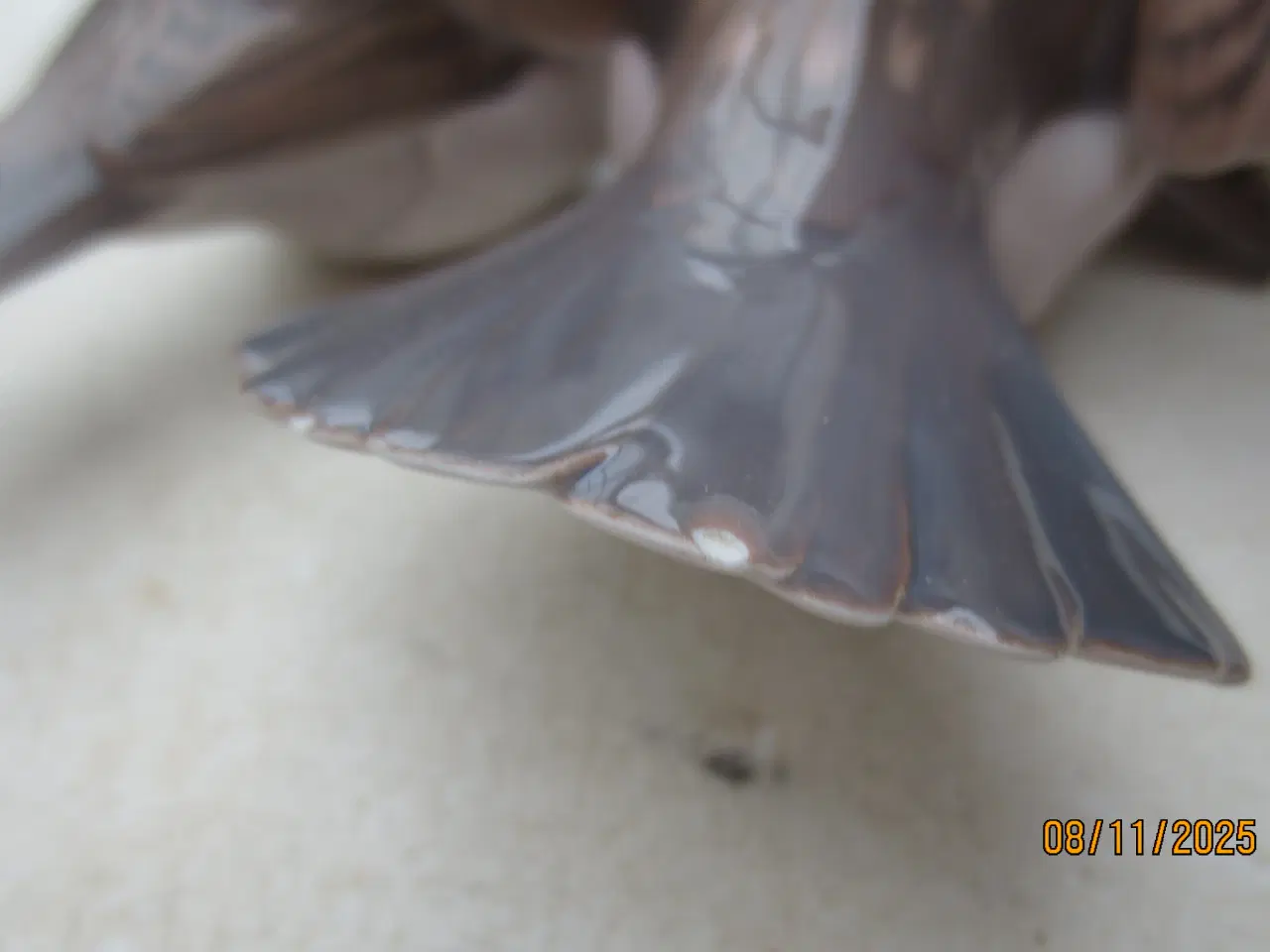 Billede 4 - 1 stk B&G Fugl mor med unger der spiser nummer 167