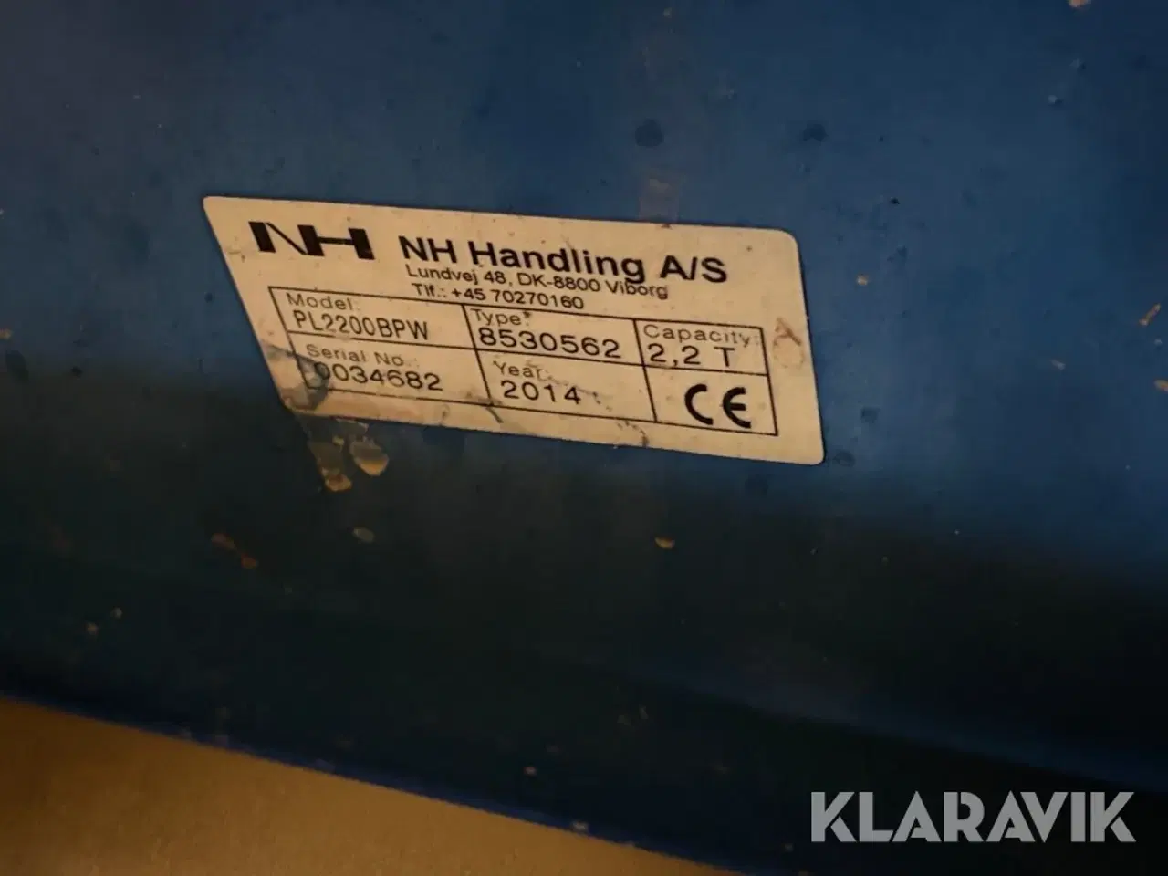 Billede 11 - Palleløfter NH Handling A/S PL2200BPW