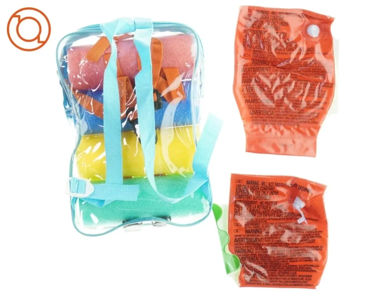 Billede 2 - Badebælte og badevinger til børn (str. 18 x 13 og 30 x 20cm)