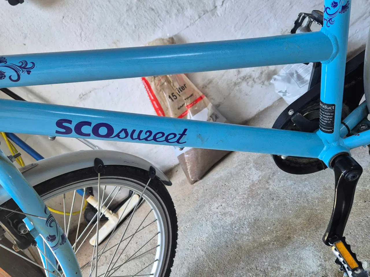 Billede 2 - Pigecykel lyseblå
