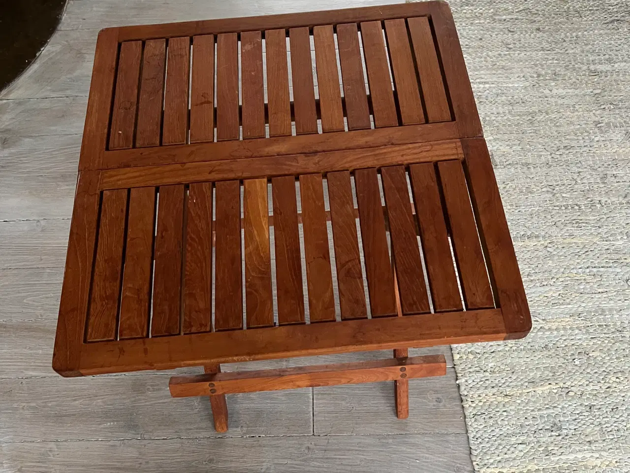 Billede 2 - Klapbord i teaktræ