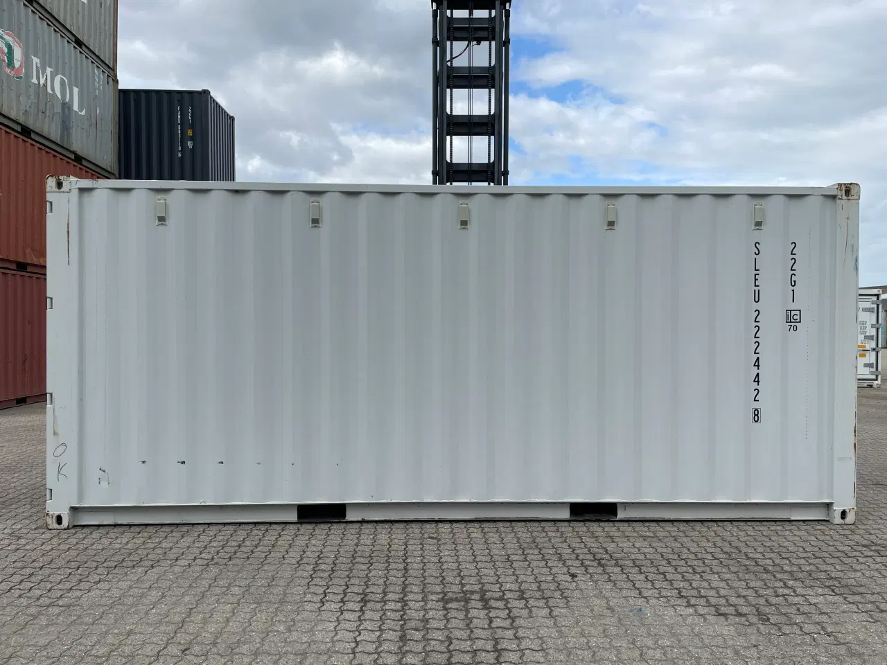 Billede 3 - 20´ fods Container i farve Ral: 7035 nye one way