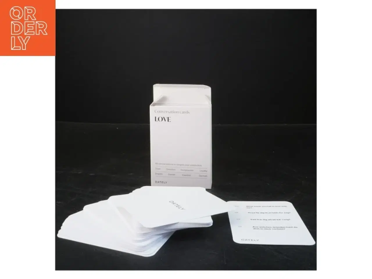 Billede 1 - Samtalekort Kærlighed fra DATELY (str. 50 styk)