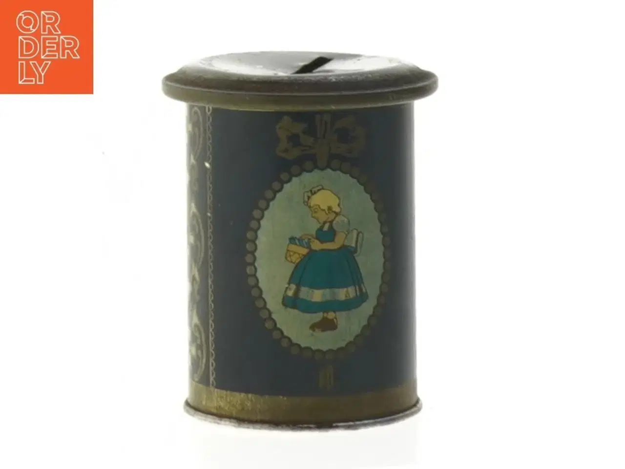 Billede 1 - Antik sparebøsse fra Irma (str. 7,5 cm)