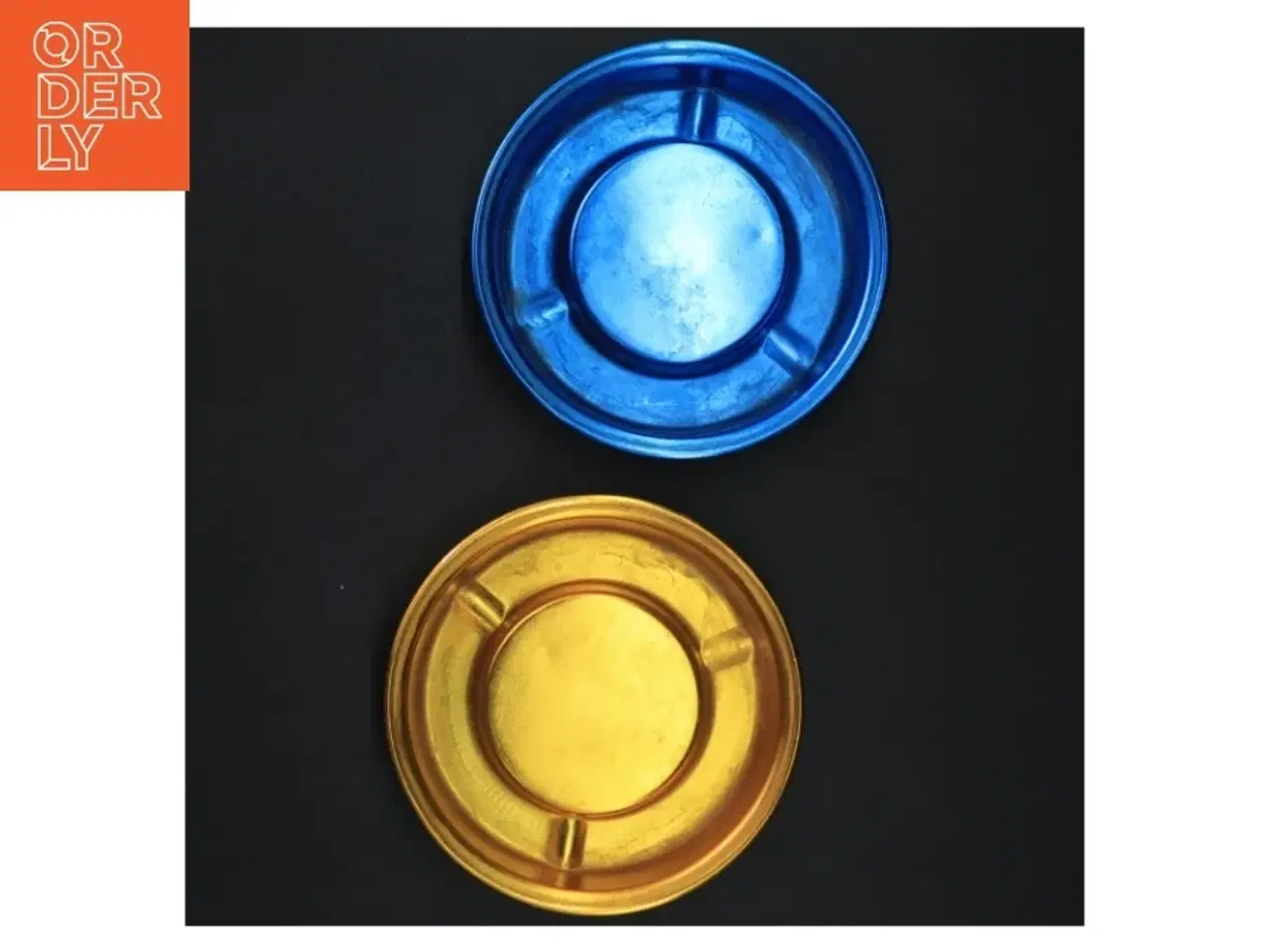 Billede 3 - Alu. retro askebæger sæt (str. Ø 11x3 cm)