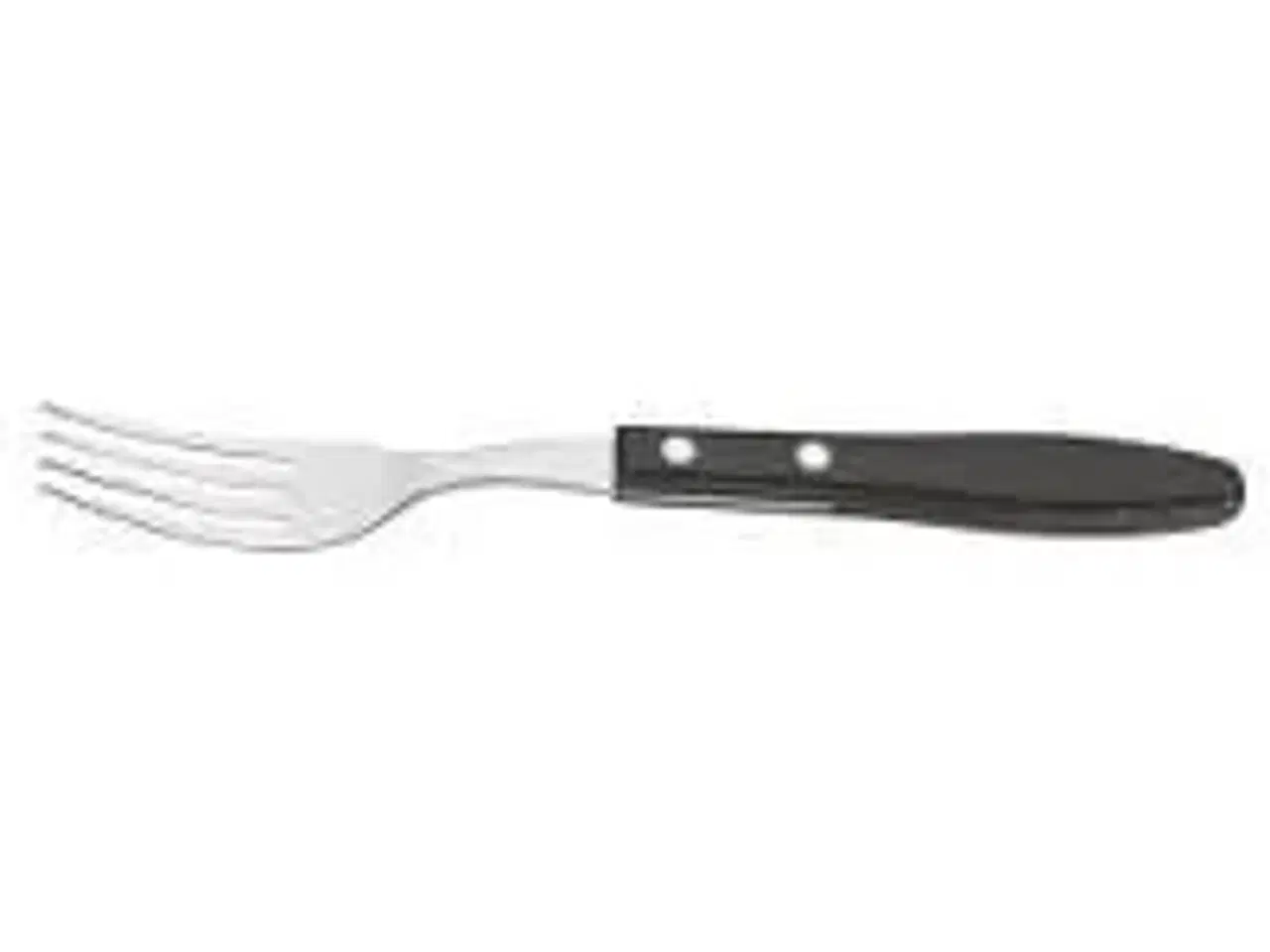 Billede 1 - 12 stk. Steakgaffel m/træskaft L218 mm Tramontina